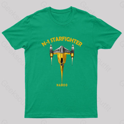 N1 Starfighter Geek T-Shirt Green / S