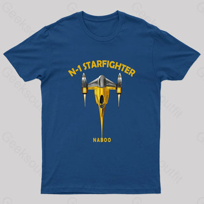 N1 Starfighter Geek T-Shirt Navy / S