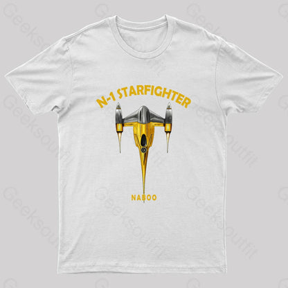 N1 Starfighter Geek T-Shirt White / S