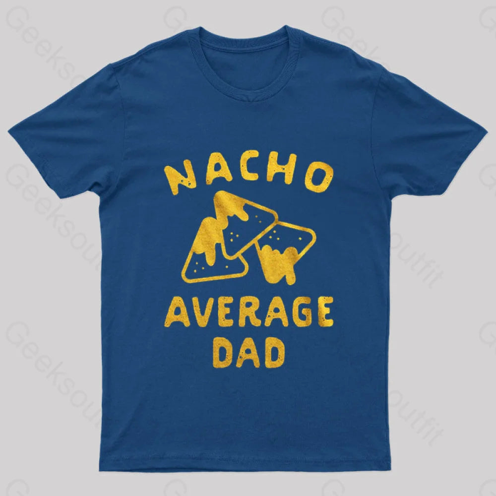 Nacho Average Uncle Nerd T-Shirt Navy / S