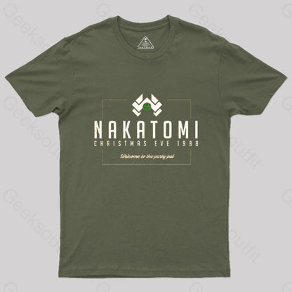 Geeksoutfit Nakatomi Christmas Eve Party 1988 T-Shirt for Sale online