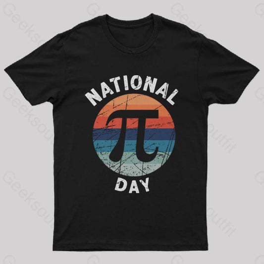 National Pi Day Geek T-Shirt Black / S