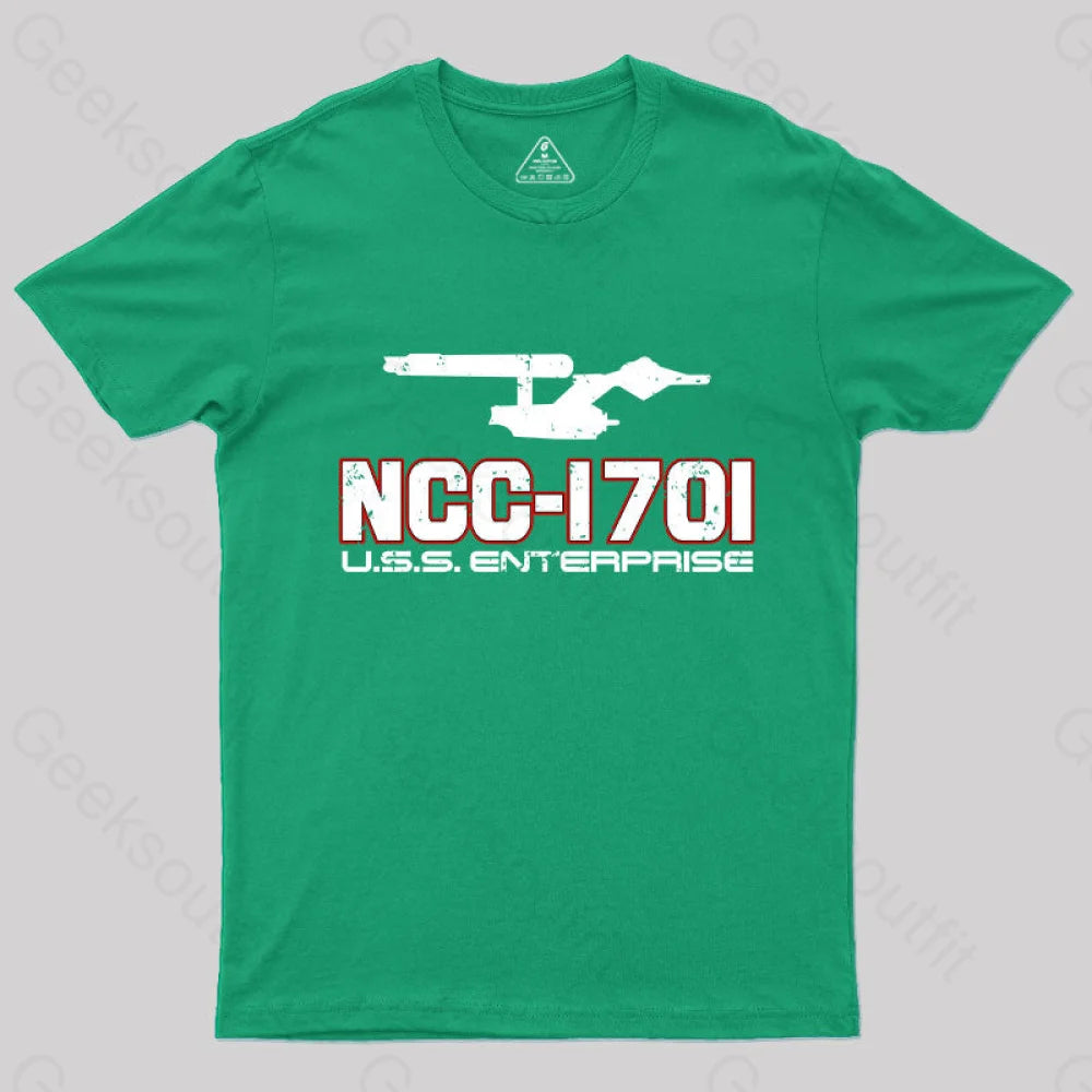 Ncc-1701 T-Shirt Green / S Yc