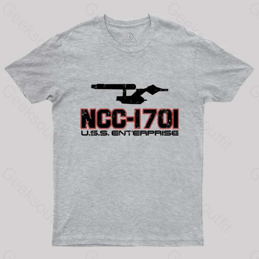 Ncc-1701 T-Shirt Grey / S Yc