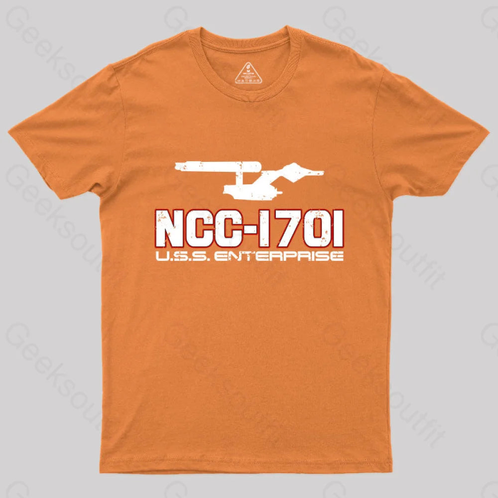 Ncc-1701 T-Shirt Orange / S Yc