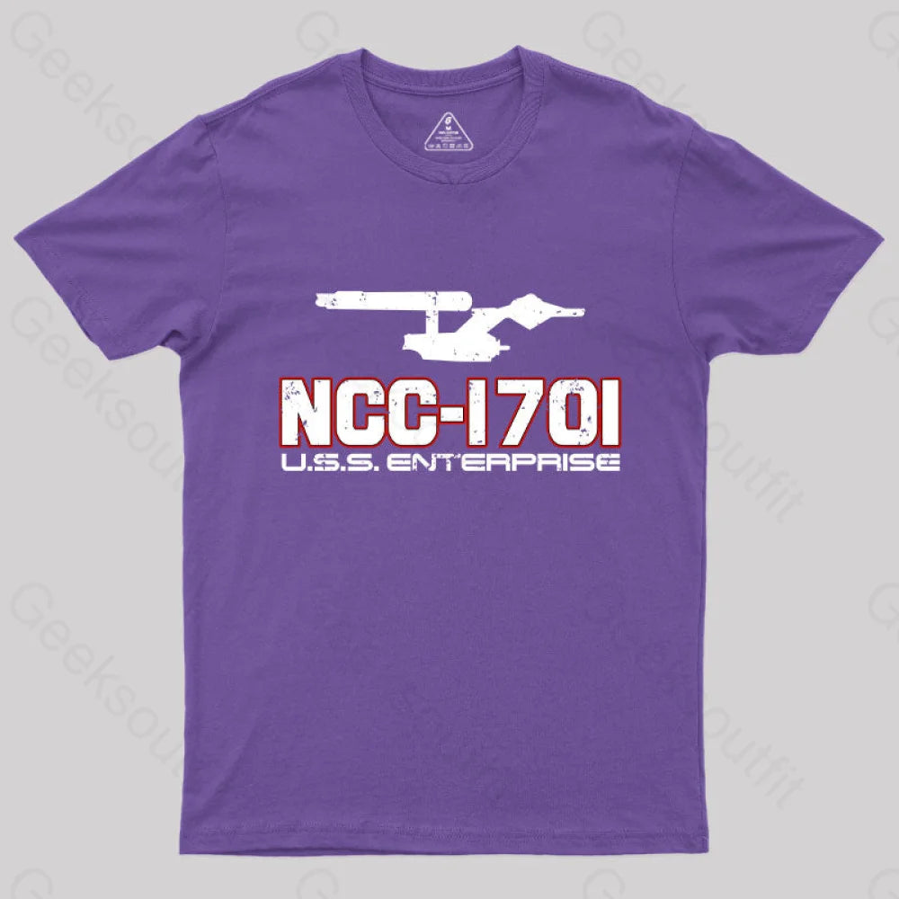 Ncc-1701 T-Shirt Purple / S Yc