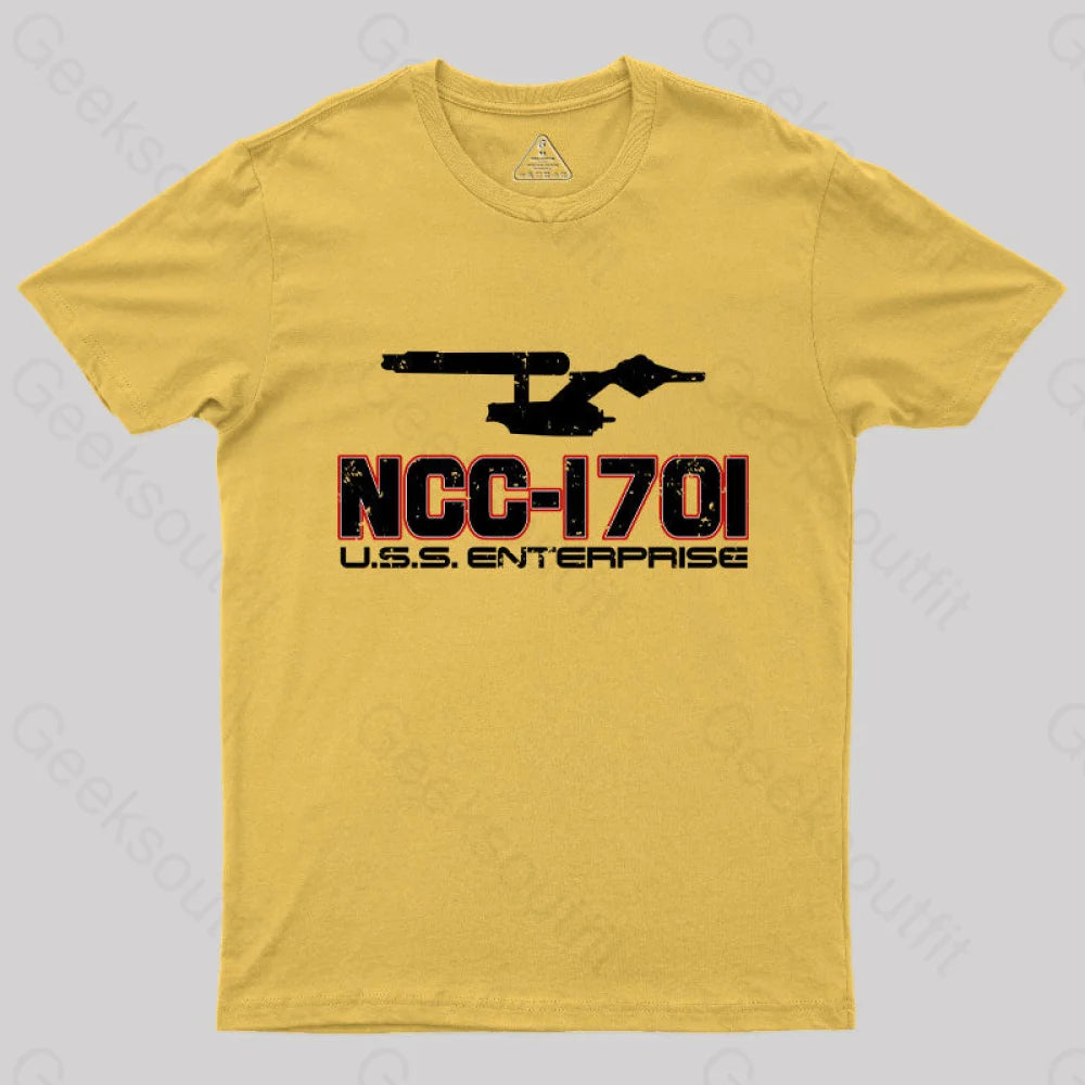 Ncc-1701 T-Shirt Yellow / S Yc