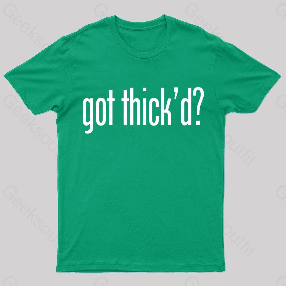 Neebs Gaming Got Thick’d Geek T-Shirt Green / S