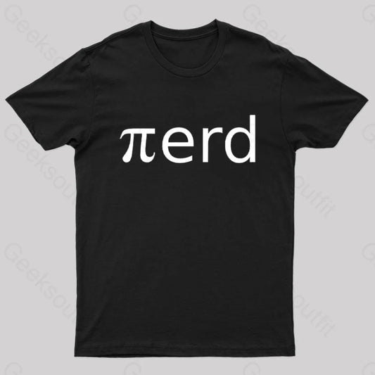 Nerd Pi Geek T-Shirt Black / S