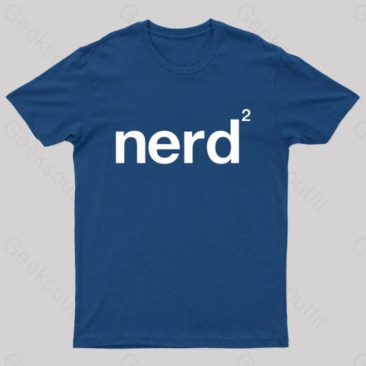 Nerd Squared Geek T-Shirt Navy / S