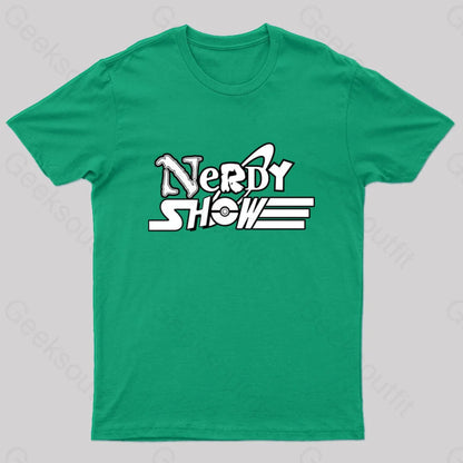 Nerdy Show Network Geek T-Shirt Green / S