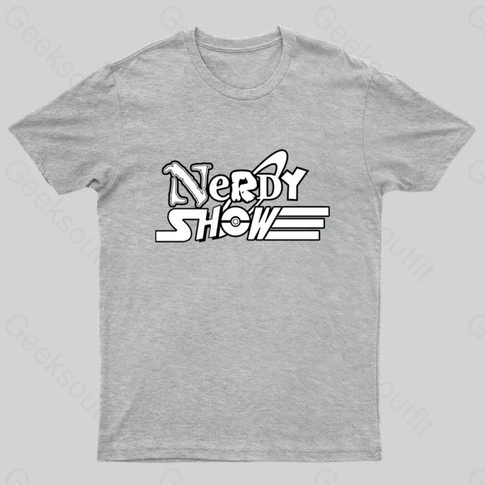 Nerdy Show Network Geek T-Shirt Grey / S