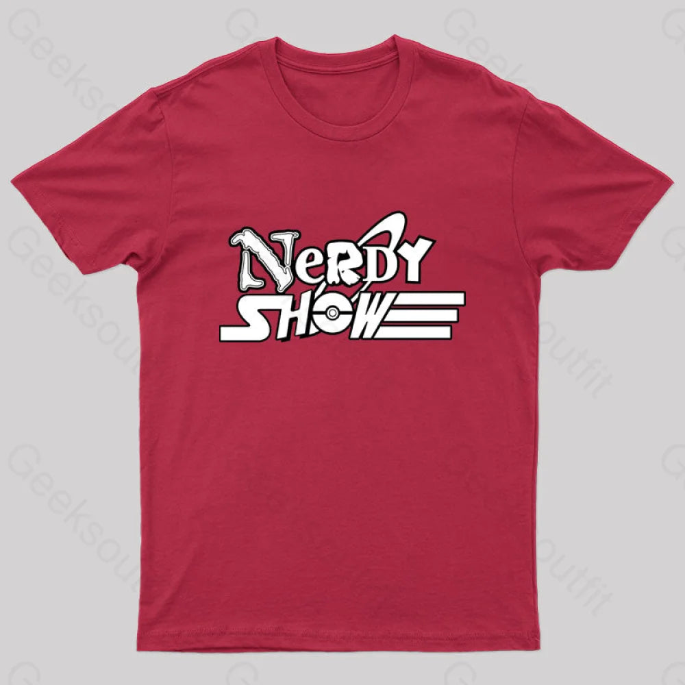 Nerdy Show Network Geek T-Shirt Red / S