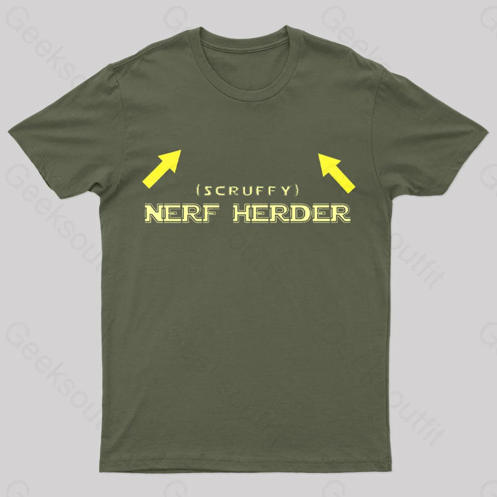 Nerf Herder Geek T-Shirt Army Green / S