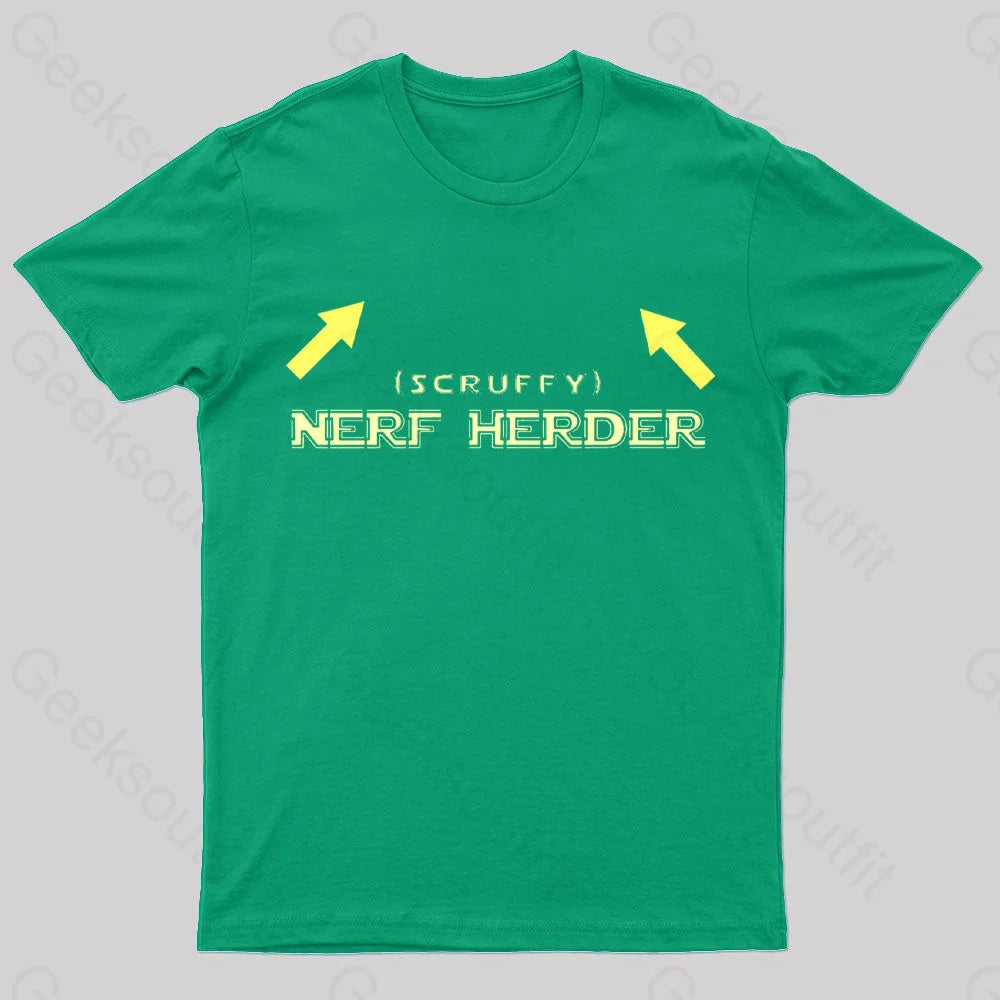 Nerf Herder Geek T-Shirt Green / S