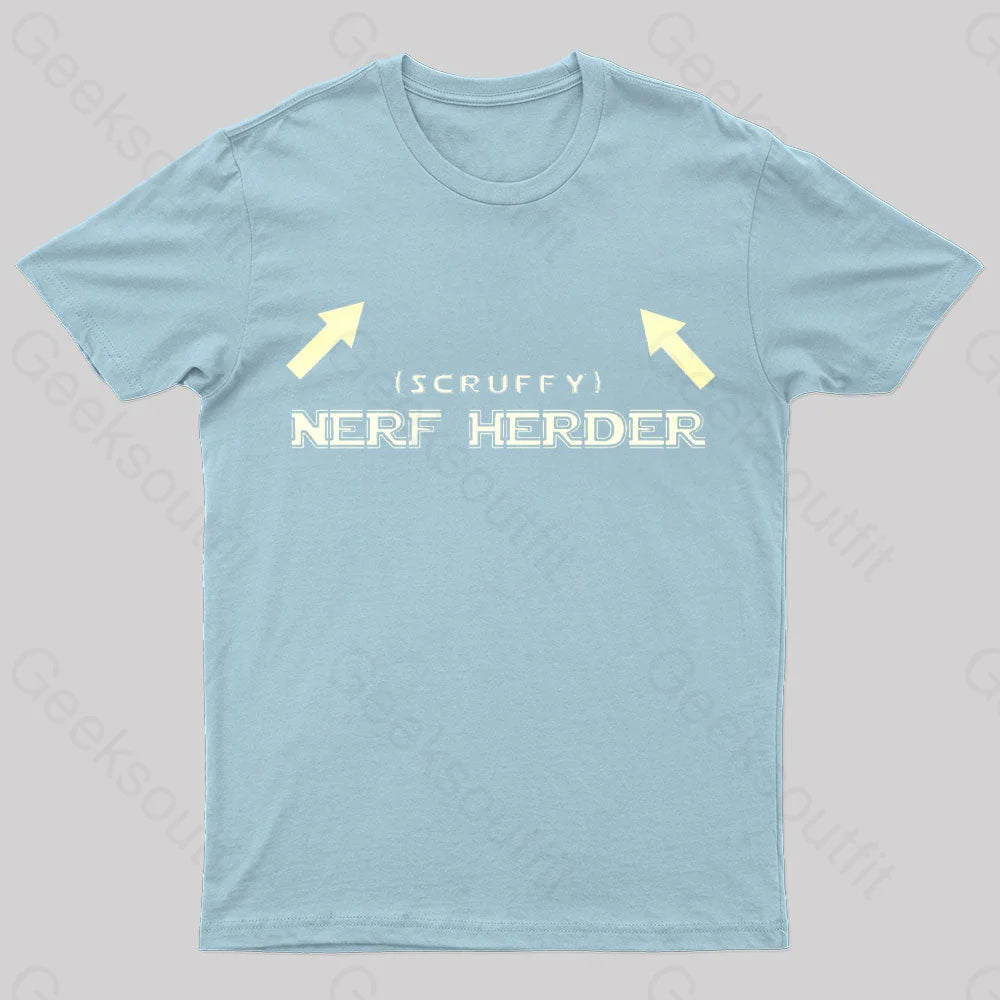 Nerf Herder Geek T-Shirt Light Blue / S