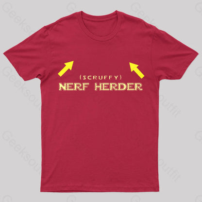 Nerf Herder Geek T-Shirt Red / S