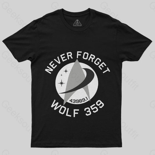 Never Foget Wolf 359 T-Shirt - Geeksoutfit