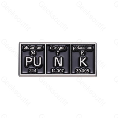 New Chemical Element Letters Pins Xz9287