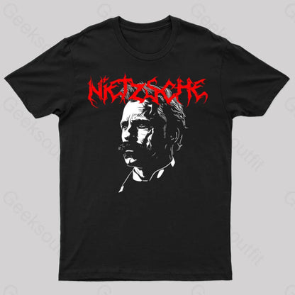 Nietzsche Black Metal Geek T-Shirt / S