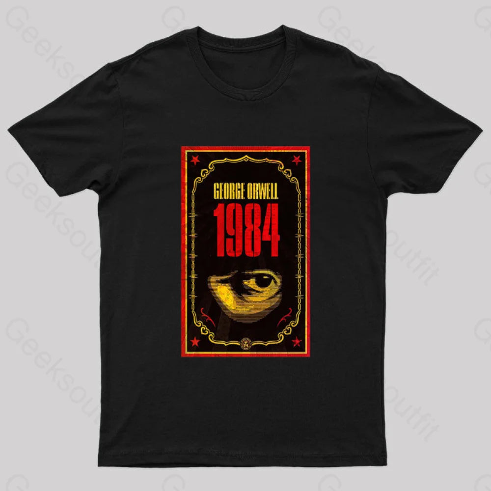 Nineteen Eighty Four Nerd T-Shirt Black / S