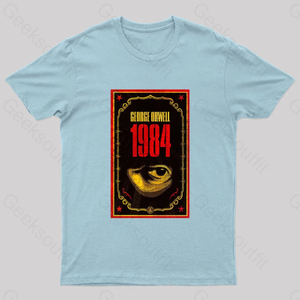 Nineteen Eighty Four Nerd T-Shirt Light Blue / S