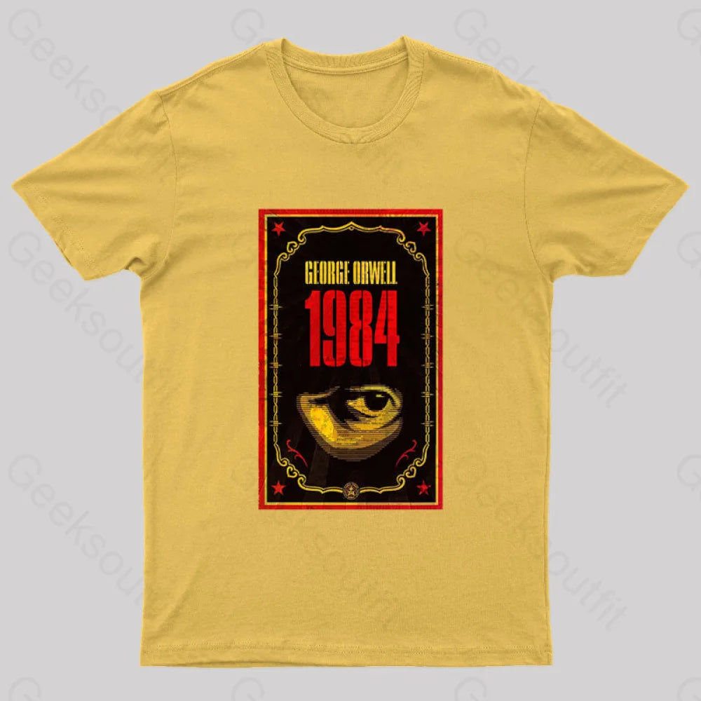 Nineteen Eighty Four Nerd T-Shirt Yellow / S