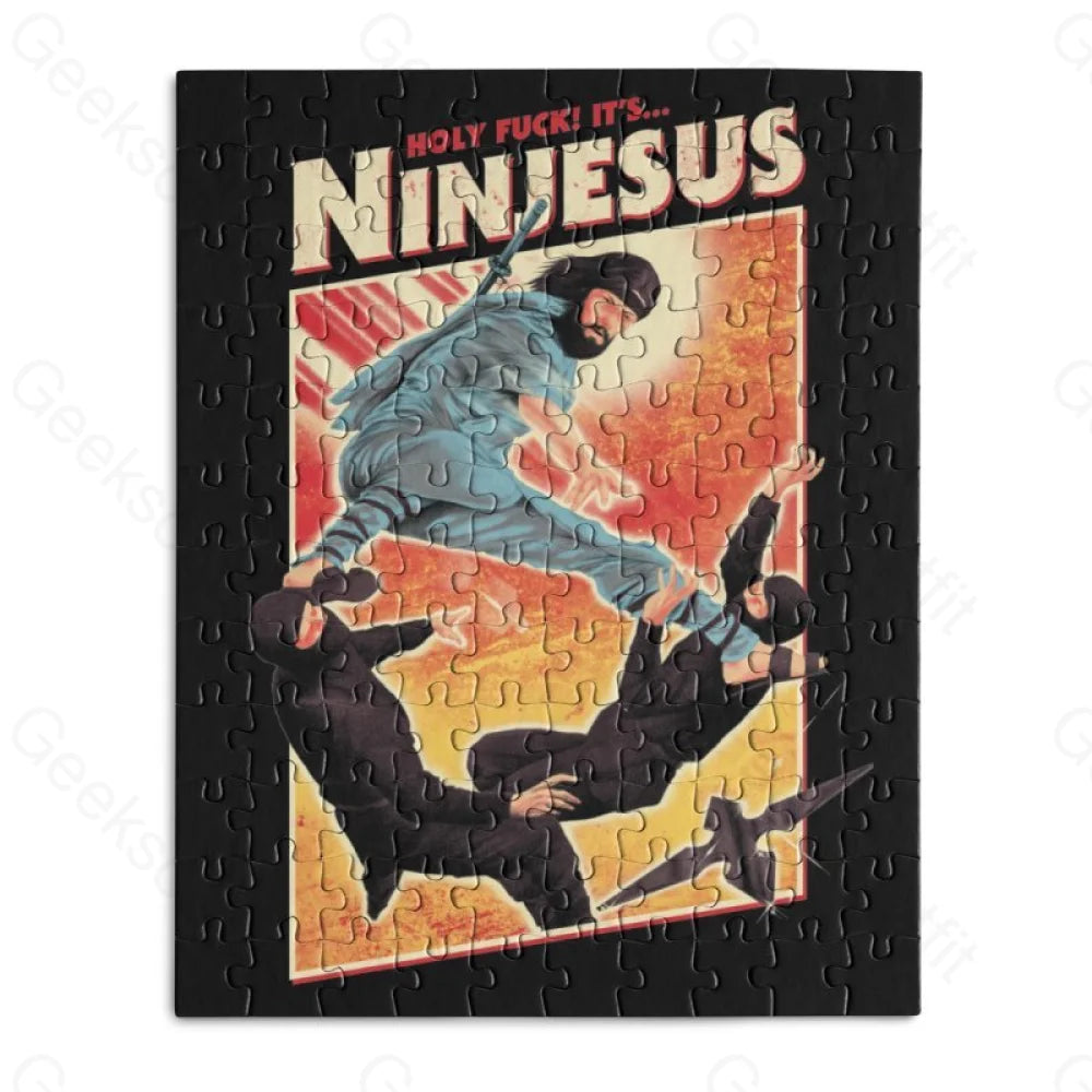 NINJESUS-Wooden Jigsaw Puzzle - Geeksoutfit