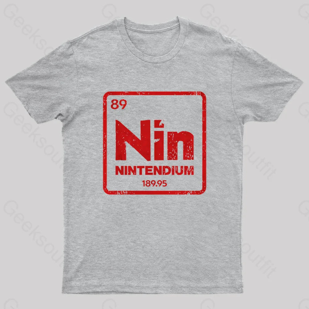 Nintendium T-Shirt Grey / S Yc