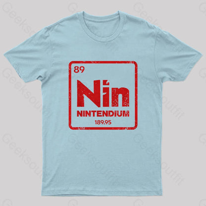 Nintendium T-Shirt Light Blue / S Yc