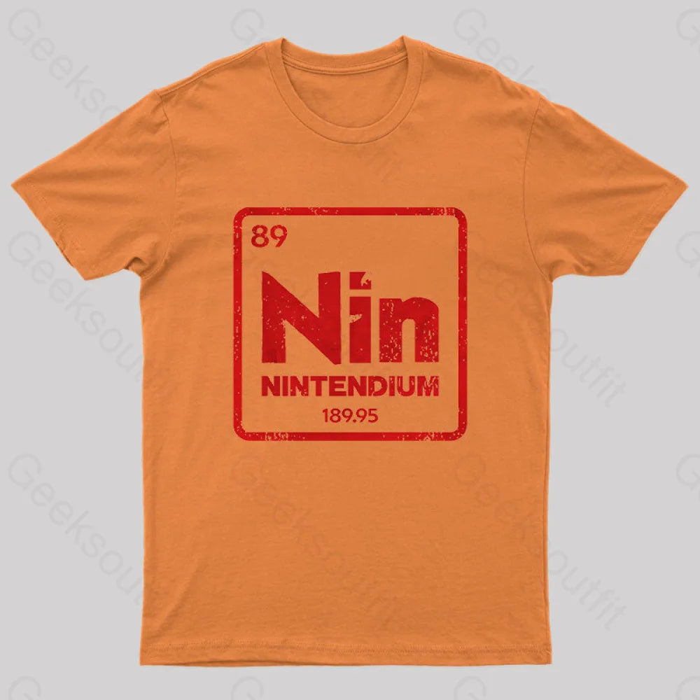 Nintendium T-Shirt Orange / S Yc