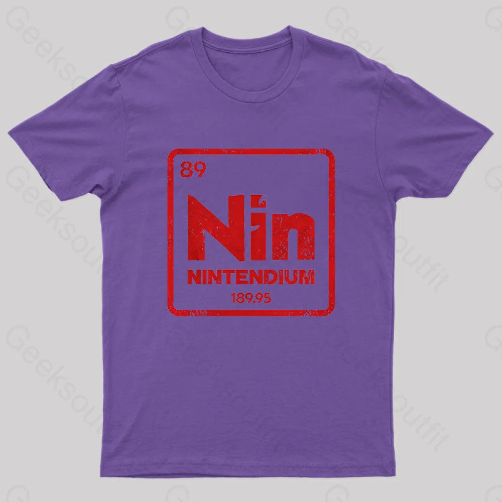 Nintendium T-Shirt Purple / S Yc