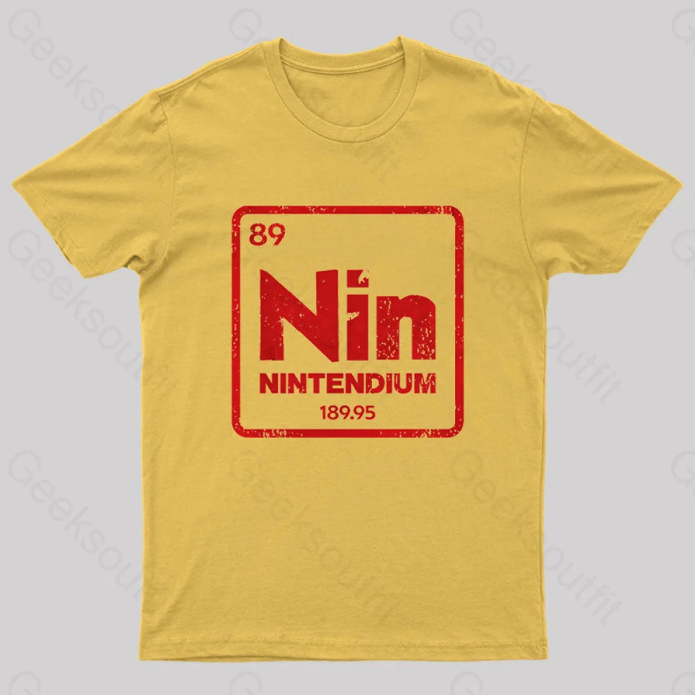 Nintendium T-Shirt Yellow / S Yc