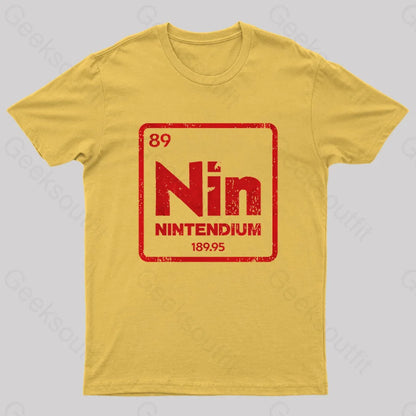 Nintendium T-Shirt Yellow / S Yc