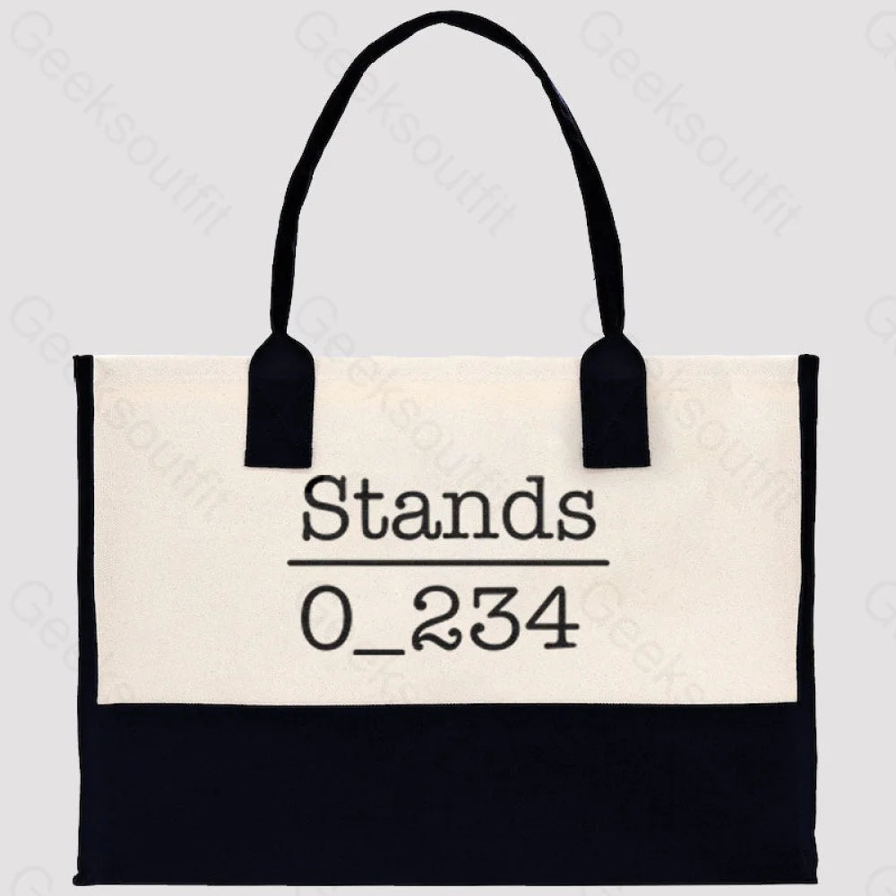 No 1 Under Stand Cotton Tote Bag