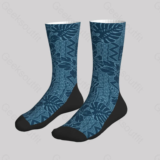 No Hope Hawaiian Pattern Men’s Socks Sks025