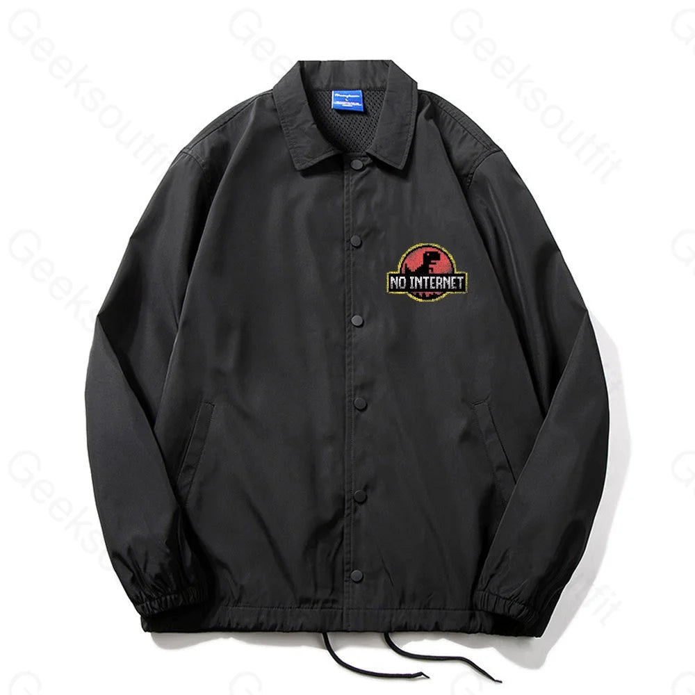 No Internet Coach Jacket - Geeksoutfit