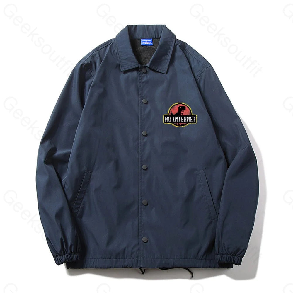 No Internet Coach Jacket - Geeksoutfit