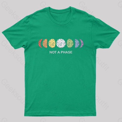 Not A Phase Nerd T-Shirt Green / S