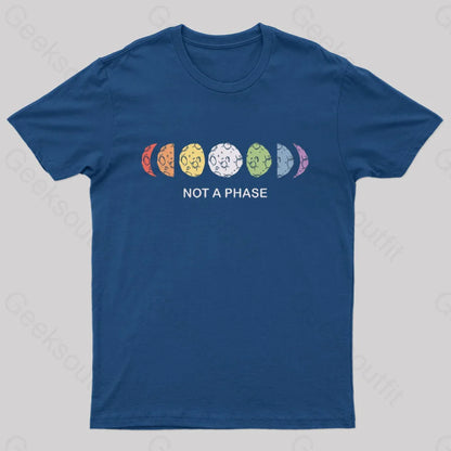 Not A Phase Nerd T-Shirt Navy / S