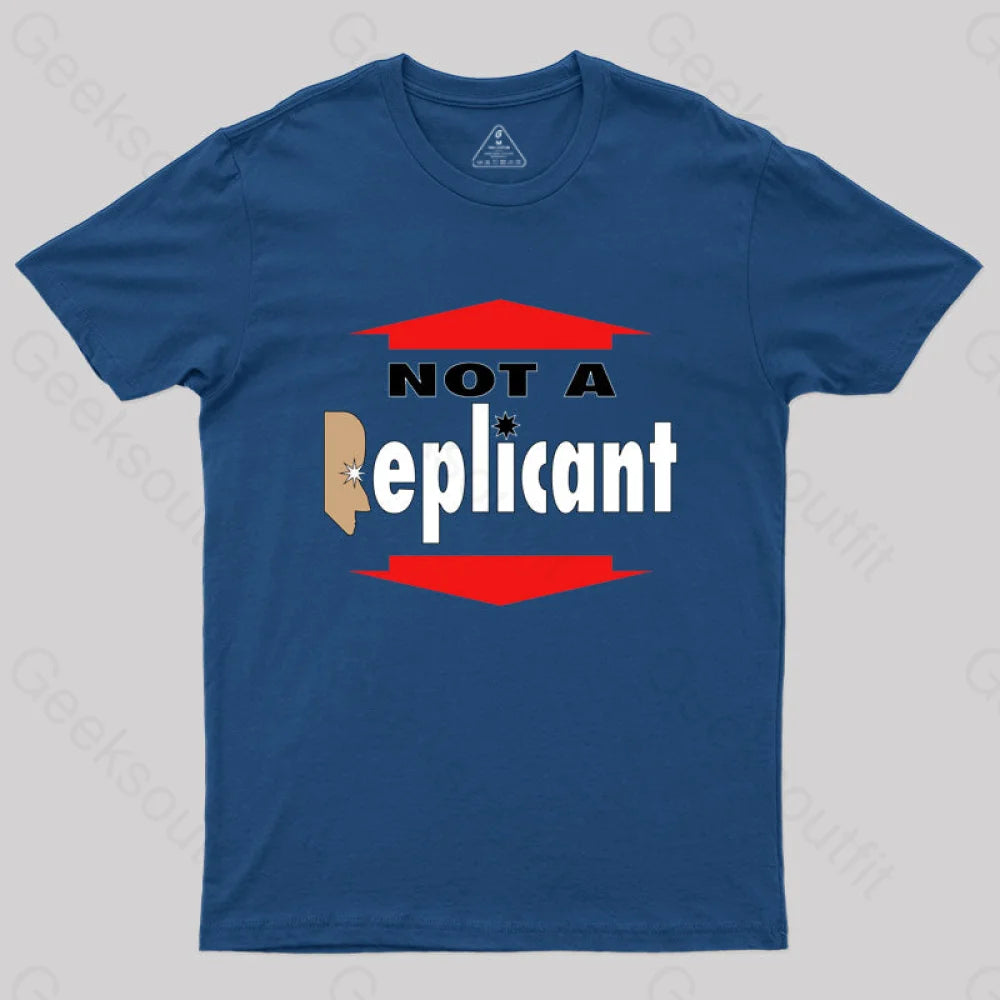 Not A Replicant T-Shirt Navy / S