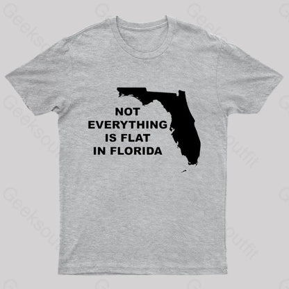 Not Everything Is Flat In Florida T-Shirt Grey / S