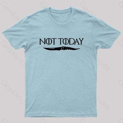 Not Today Nerd T-Shirt Light Blue / S