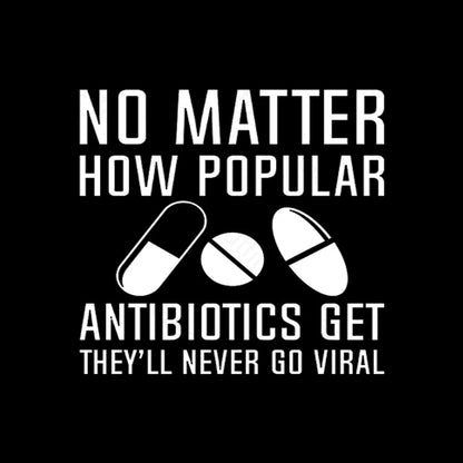 Now Matter How Popular Antibiotics Get Geek T-Shirt