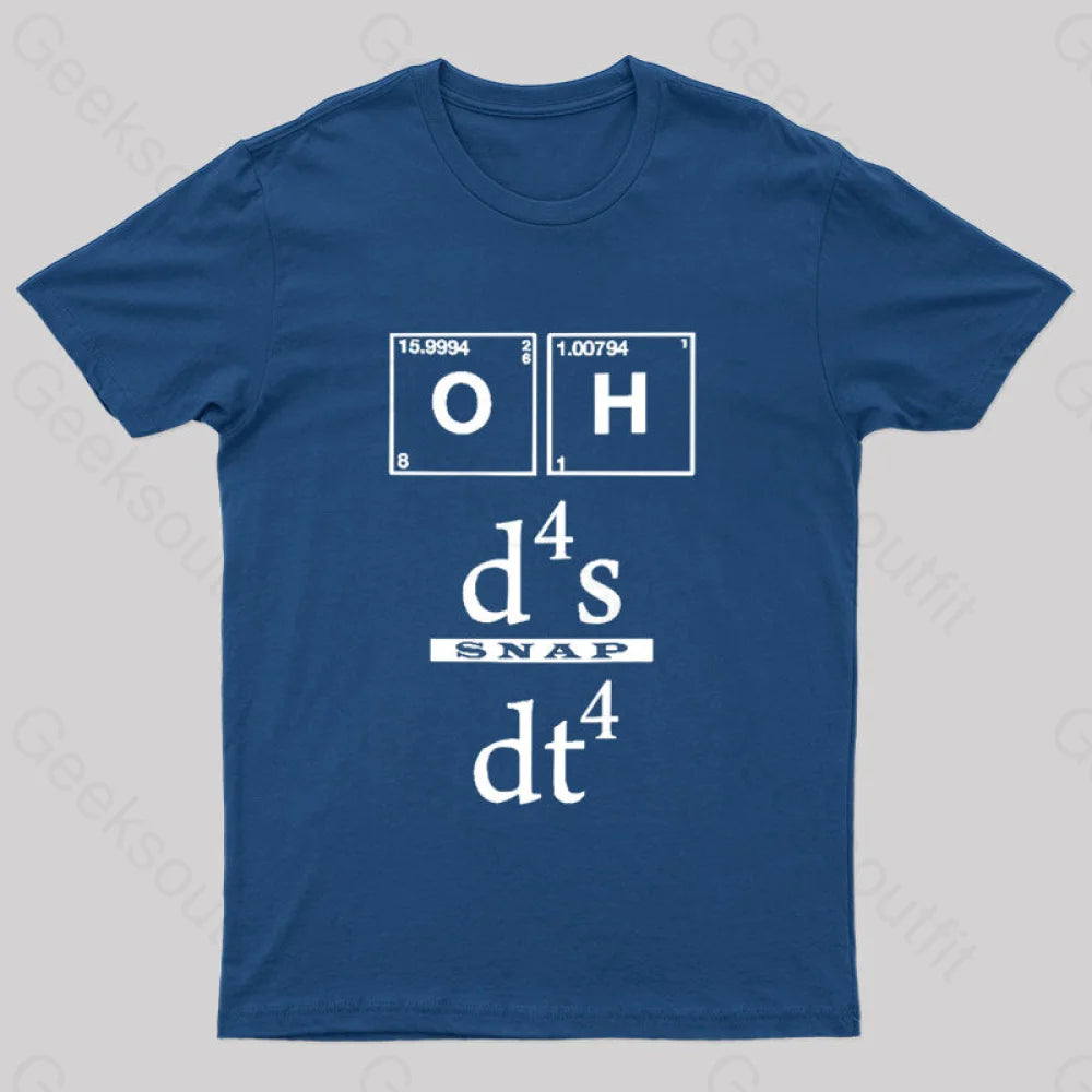 Oh Snap Nerd T-Shirt Navy / S