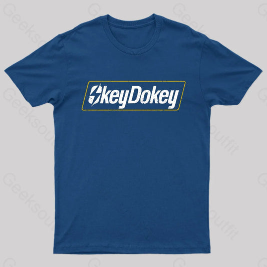 Okey Dokey Geek T-Shirt Navy / S