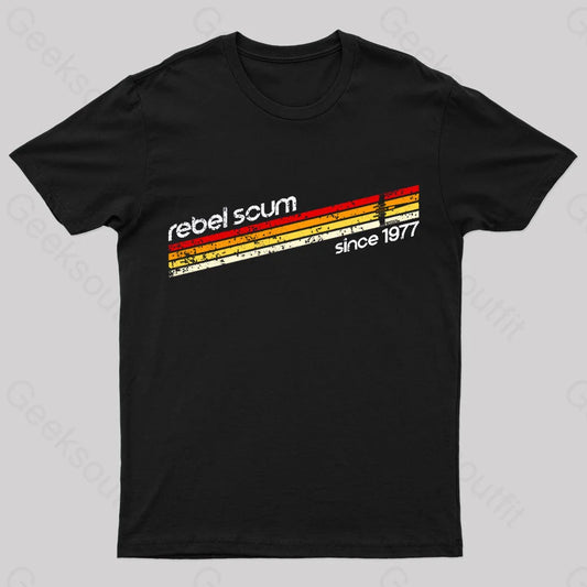 Old School Scum Geek T-Shirt Black / S