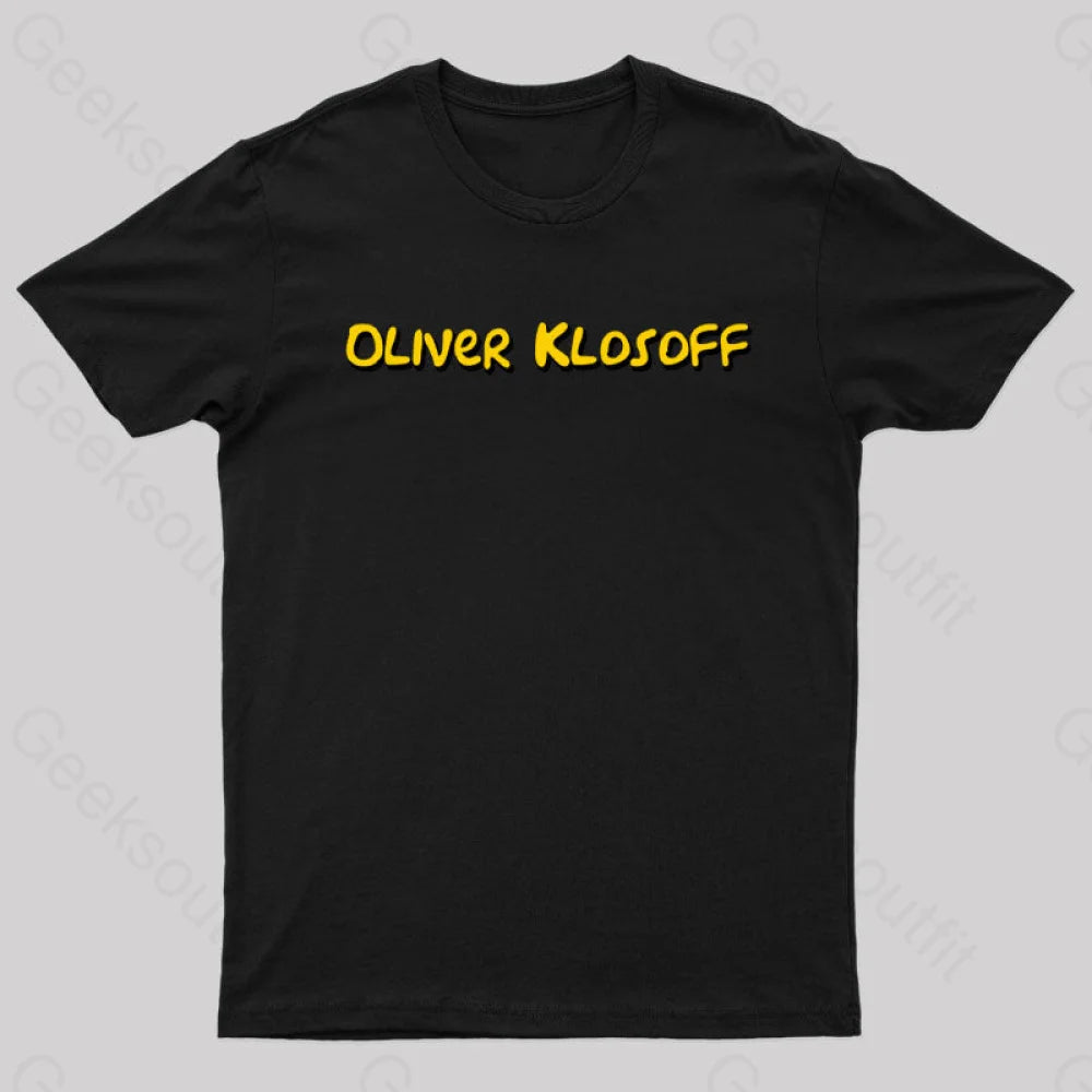 Oliver Klosoff Geek T-Shirt Black / S