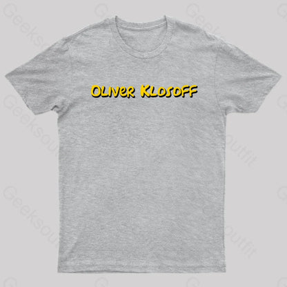 Oliver Klosoff Geek T-Shirt Grey / S