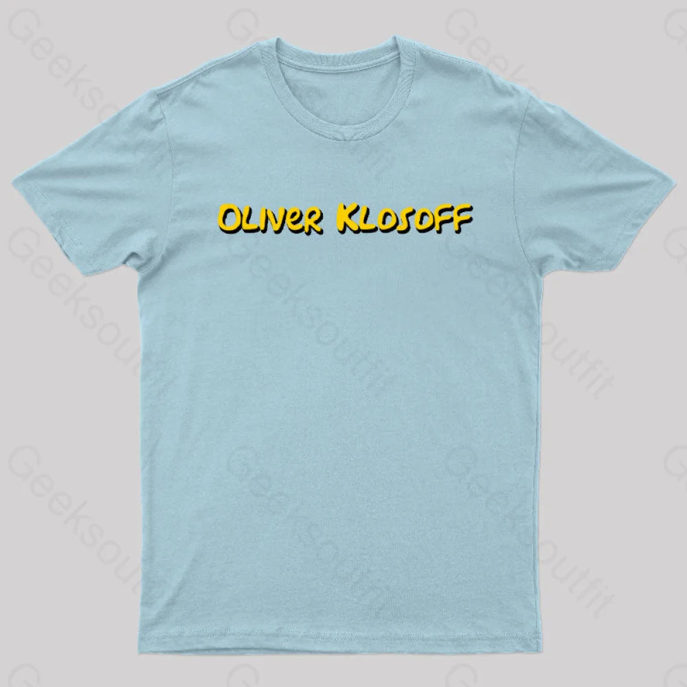 Oliver Klosoff Geek T-Shirt Light Blue / S